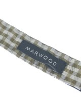 MARWOOD（マーウッド）ネクタイ 白 サイズ:- メンズ/2200629226029