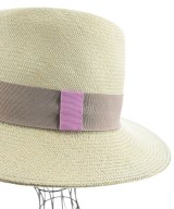 La cerise sur le chapeau（ラスリーズシュルシャポー）ストローハット 緑 サイズ:- レディース/2200724143160