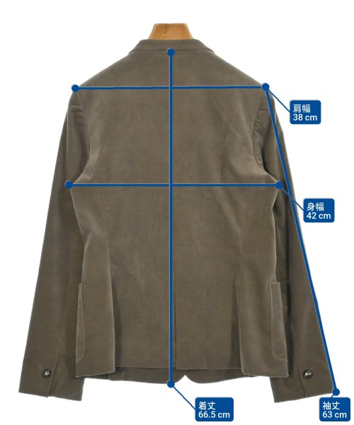 TRU TRUSSARDI（トゥルートラサルディ）カジュアルジャケット 茶 サイズ:40(M位) レディース/2200666450012