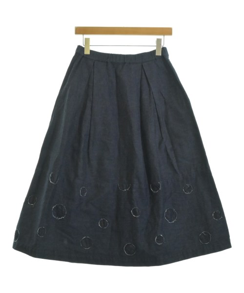 100% a hundred percent（ハンドレットパーセント）ひざ丈スカート 紺 サイズ:38(M位) レディース/2200637849098