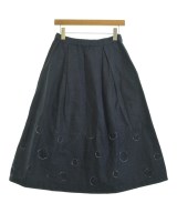 100% a hundred percent（ハンドレットパーセント）ひざ丈スカート 紺 サイズ:38(M位) レディース/2200637849098