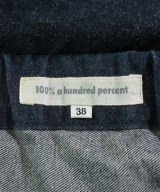 100% a hundred percent（ハンドレットパーセント）ひざ丈スカート 紺 サイズ:38(M位) レディース/2200637849098