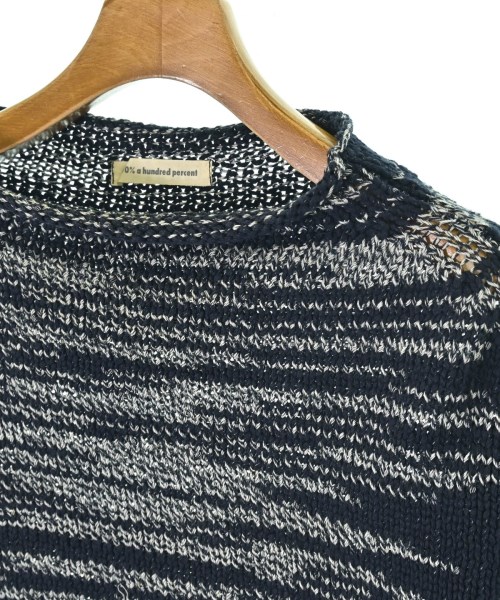 100% a hundred percent（ハンドレットパーセント）ニット・セーター 紺 サイズ:-(XL位) レディース/2200637849128