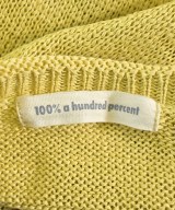 100% a hundred percent（ハンドレットパーセント）カーディガン 黄 サイズ:F レディース/2200665079078