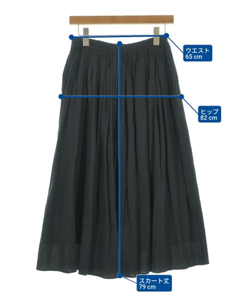 100% a hundred percent（ハンドレットパーセント）ロング・マキシ丈スカート 黒 サイズ:-(M位) レディース/2200669878141