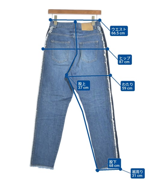 margaux（マルゴー）デニムパンツ 青 サイズ:1(S位) レディース/2200618141050