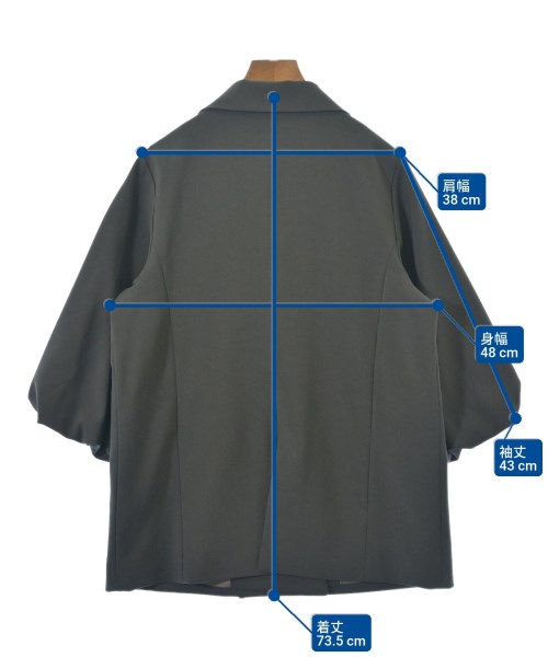 margaux（マルゴー）カジュアルジャケット グレー サイズ:F レディース/2200659145048