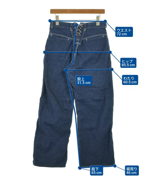 Anvil（アンビル）デニムパンツ 青 サイズ:-(M位) レディース/2200608968049