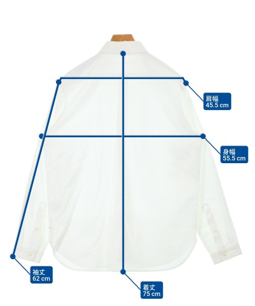 D&DEPARTMENT（ディーアンドデパートメント）カジュアルシャツ 白 サイズ:-(L位) メンズ/2200616381069