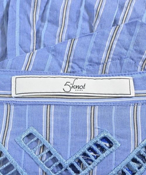 5-knot（ファイブノット）ブラウス 青 サイズ:F レディース/2200622571058