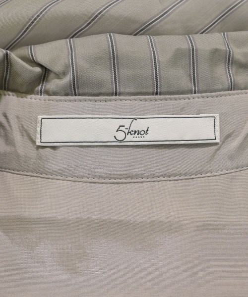 5-knot（ファイブノット）カジュアルシャツ グレー サイズ:S レディース/2200619466022
