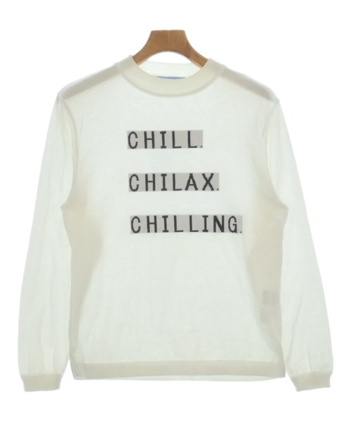 Blu Bre（ブルブレ）ニット・セーター 白 サイズ:S メンズ/2200636749108