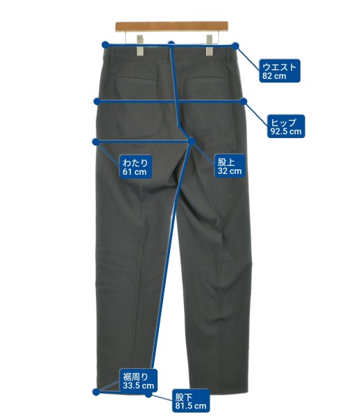 NOON GOONS（ヌーングーンズ）スラックス 黒 サイズ:34(XL位) メンズ/2200531455333