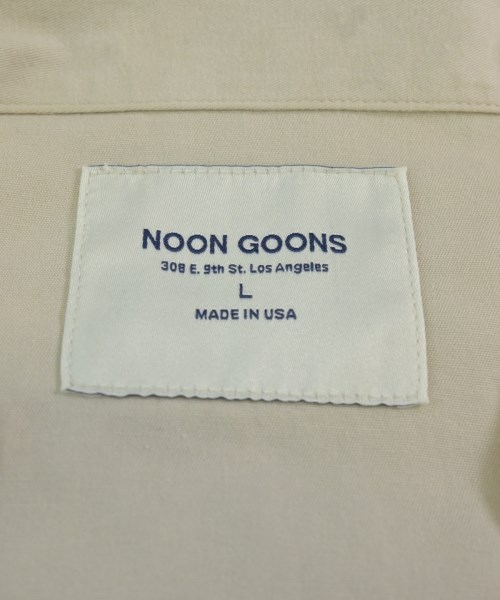 NOON GOONS（ヌーングーンズ）カジュアルシャツ ベージュ サイズ:L メンズ/2200711625075