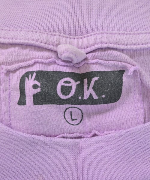 O.K.（オーケー）Tシャツ・カットソー 紫 サイズ:L メンズ/2200605007178