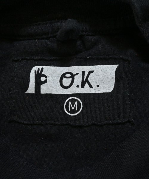 O.K.（オーケー）Tシャツ・カットソー 黒 サイズ:M メンズ/2200657635077