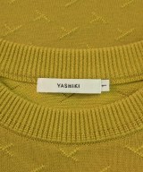 YASHIKI（ヤシキ）ニット・セーター 黄 サイズ:1(S位) メンズ/2200615852102
