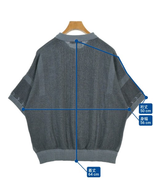 YASHIKI（ヤシキ）ニット・セーター 青 サイズ:0(XS位) メンズ/2200671867089