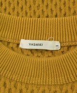 YASHIKI（ヤシキ）ニット・セーター 黄 サイズ:1(S位) メンズ/2200695256067