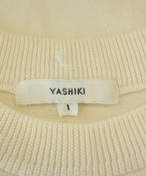 YASHIKI（ヤシキ）ニット・セーター 白 サイズ:1(S位) メンズ/2200688736200