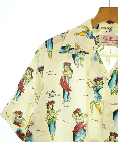 Aloha Blossom（アロハブロッサム）カジュアルシャツ ベージュ サイズ:44(S位) メンズ/2200639815022