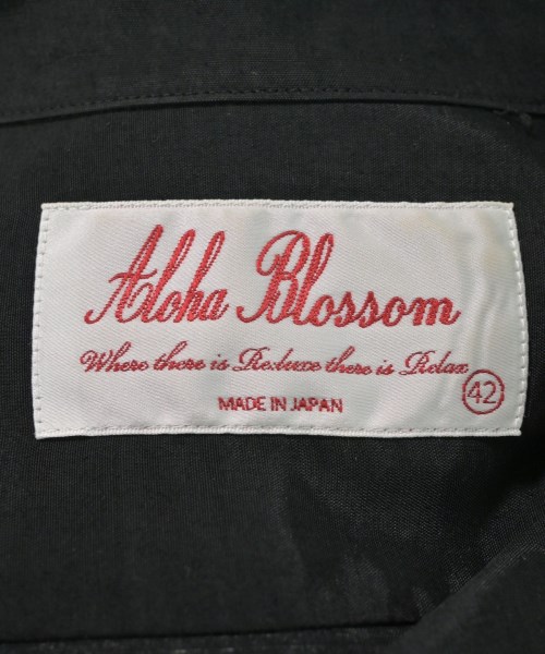 Aloha Blossom（アロハブロッサム）カジュアルシャツ 黒 サイズ:42(XS位) メンズ/2200629025042