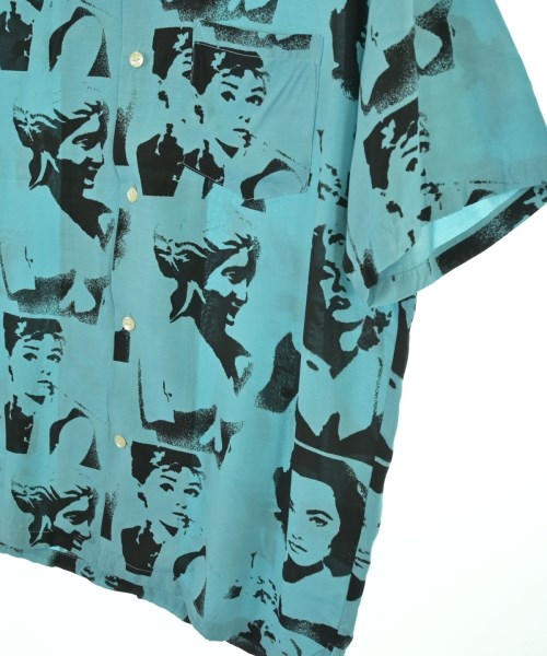 Aloha Blossom（アロハブロッサム）カジュアルシャツ 青 サイズ:44(S位) メンズ/2200677931098