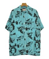 Aloha Blossom（アロハブロッサム）カジュアルシャツ 青 サイズ:44(S位) メンズ/2200677931098