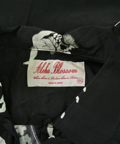 Aloha Blossom（アロハブロッサム）カジュアルシャツ 黒 サイズ:46(M位) メンズ/2200679980087