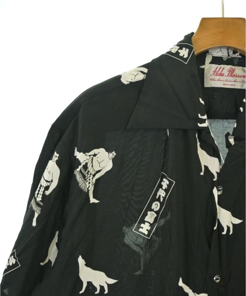 Aloha Blossom（アロハブロッサム）カジュアルシャツ 黒 サイズ:46(M位) メンズ/2200679980087
