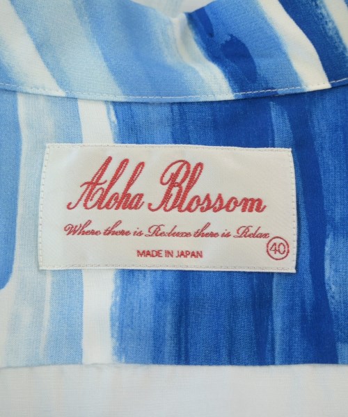 Aloha Blossom（アロハブロッサム）カジュアルシャツ 青 サイズ:40(M位) メンズ/2200715770016