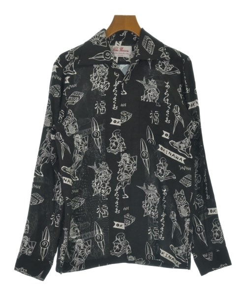 Aloha Blossom(アロハブロッサム)カジュアルシャツ 黒 サイズ:40(M位)/2200645318104