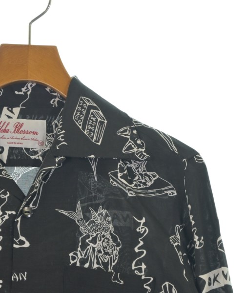 Aloha Blossom（アロハブロッサム）カジュアルシャツ 黒 サイズ:40(M位) メンズ/2200645318104