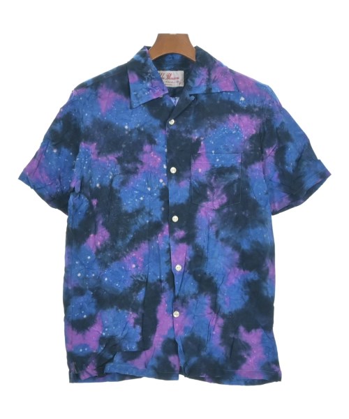 Aloha Blossom(アロハブロッサム)カジュアルシャツ 青 サイズ:40(M位)/2200647307106