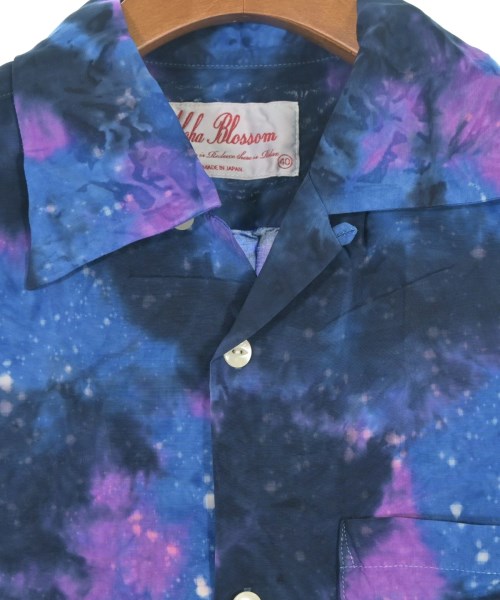 Aloha Blossom（アロハブロッサム）カジュアルシャツ 青 サイズ:40(M位) メンズ/2200647307106