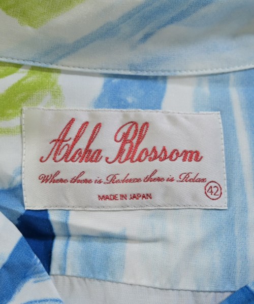Aloha Blossom（アロハブロッサム）カジュアルシャツ 青 サイズ:42(L位) メンズ/2200662712015