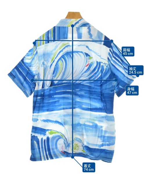 Aloha Blossom（アロハブロッサム）カジュアルシャツ 青 サイズ:42(L位) メンズ/2200662712015