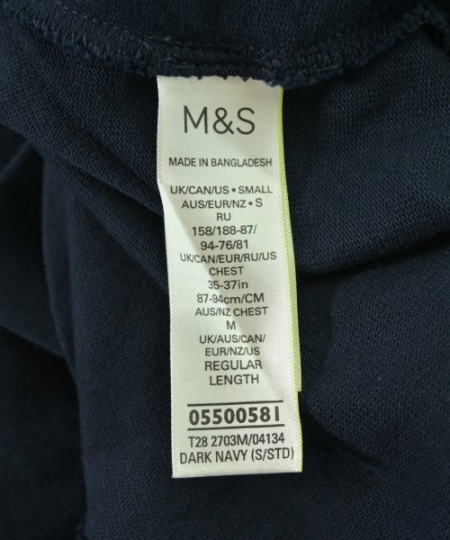 M&S（エムアンドエス）ポロシャツ 紺 サイズ:S メンズ/2200659316028