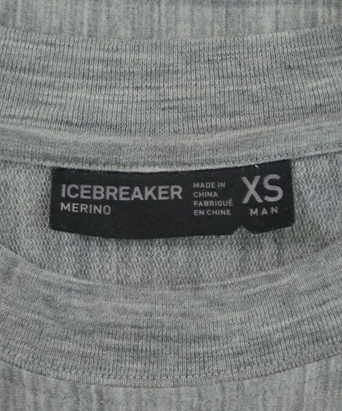 icebreaker（アイスブレーカー）Tシャツ・カットソー グレー サイズ:XS メンズ/2200659114242