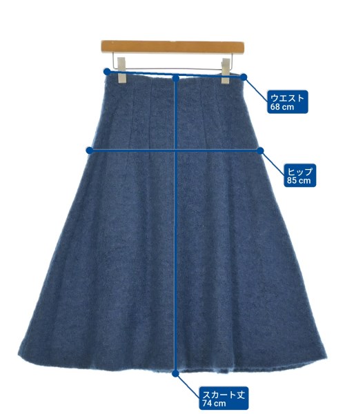 DOROTHEE SCHUMACHER（ドロシーシューマッハ）ロング・マキシ丈スカート 青 サイズ:3(L位) レディース/2200655599036