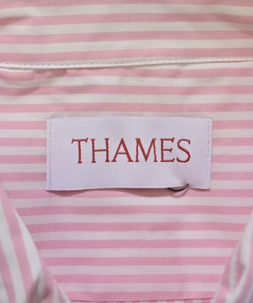 Thames（テムズ）カジュアルシャツ ピンク サイズ:M メンズ/2200666907035