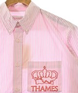 Thames（テムズ）カジュアルシャツ ピンク サイズ:M メンズ/2200666907035