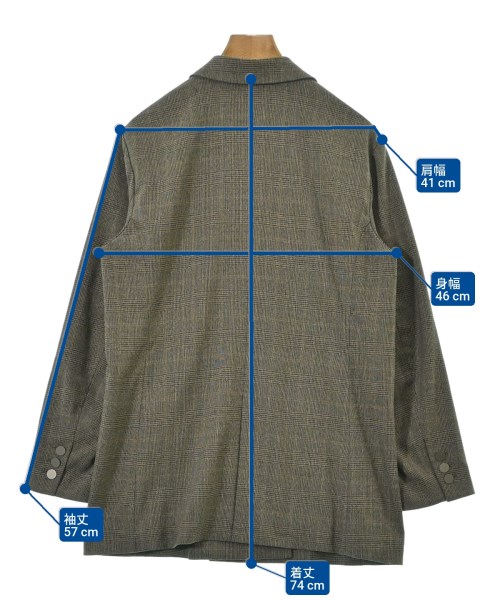 FENNEL（フェンネル）カジュアルジャケット 茶 サイズ:F レディース/2200666518026