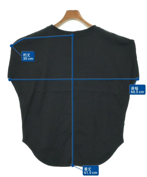 THYARD（スヤード）ノースリーブ 黒 サイズ:1(S位) レディース/2200641785085