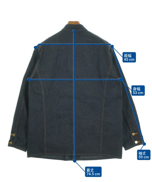 The Mongolian Choppsss（ザモンゴリアンチョップス）デニムジャケット 紺 サイズ:2(M位) メンズ/2200664303013