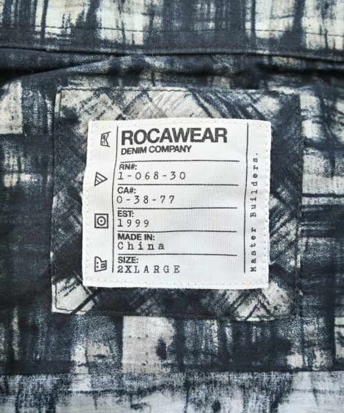 ROCAWEAR（ロカウェア）カジュアルシャツ 黒 サイズ:2XL メンズ/2200656197118