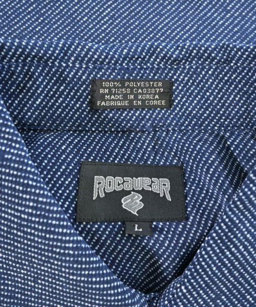 ROCAWEAR（ロカウェア）カジュアルシャツ 紺 サイズ:L メンズ/2200656225019
