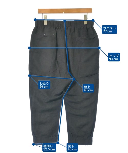 Chapter（チャプター）クロップドパンツ 黒 サイズ:30(XL位) レディース/2200607012064