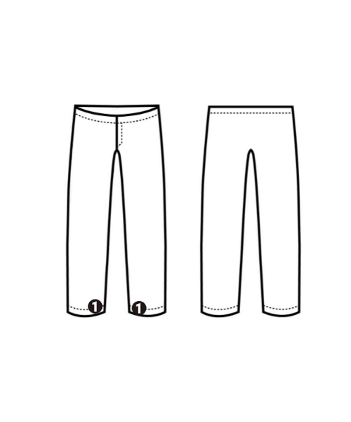 REVERBERATE（リバーバレイト）デニムパンツ 白 サイズ:1(S位) メンズ/2200552928014