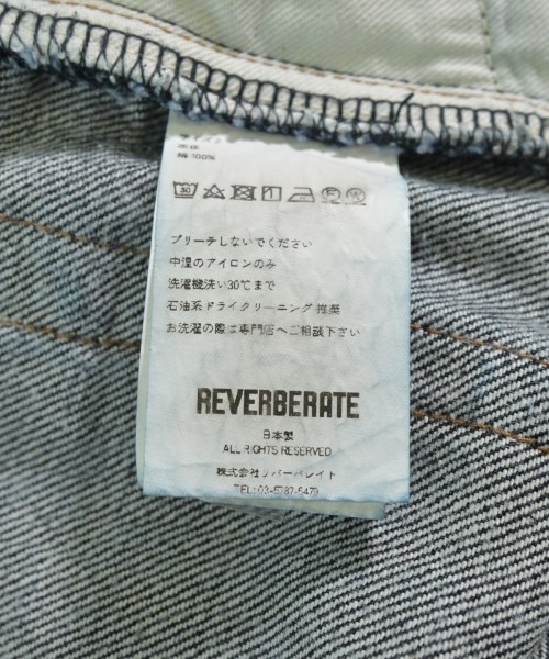 REVERBERATE（リバーバレイト）デニムパンツ 紺 サイズ:2(M位) メンズ/2200610287091